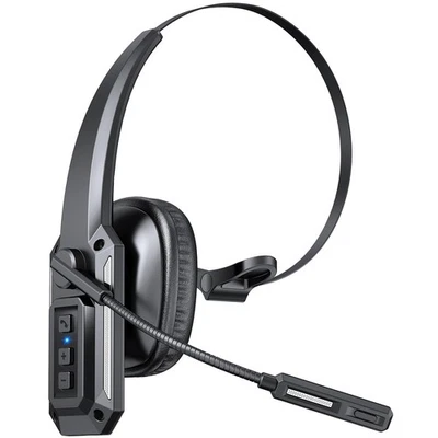 Bluetooth Headset for Drivers, 60H Battery, Noise Cancel Mic, Mute – Black - Image 1 of 4