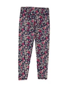 EDDIE BAUER Girls Leggings 10-11 Years Medium Multicoloured Floral DO04 - Picture 1 of 3