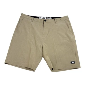 Pelagic Shorts Herren 40 beige Mako Hybrid Angeln Surfen Performance Chinohose - Bild 1 von 20