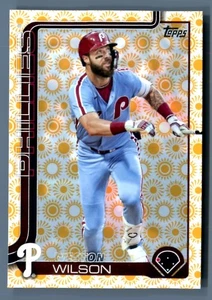 2025 Topps Series 2 WESTON WILSON VALUE BOX HOLIDAY #498 Philadelphia Phillies - Picture 1 of 1