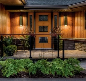 KICHLER River Path Outdoor Wall LED Light 23" Olde Bronze Lighting 49946OZLED - Picture 1 of 20