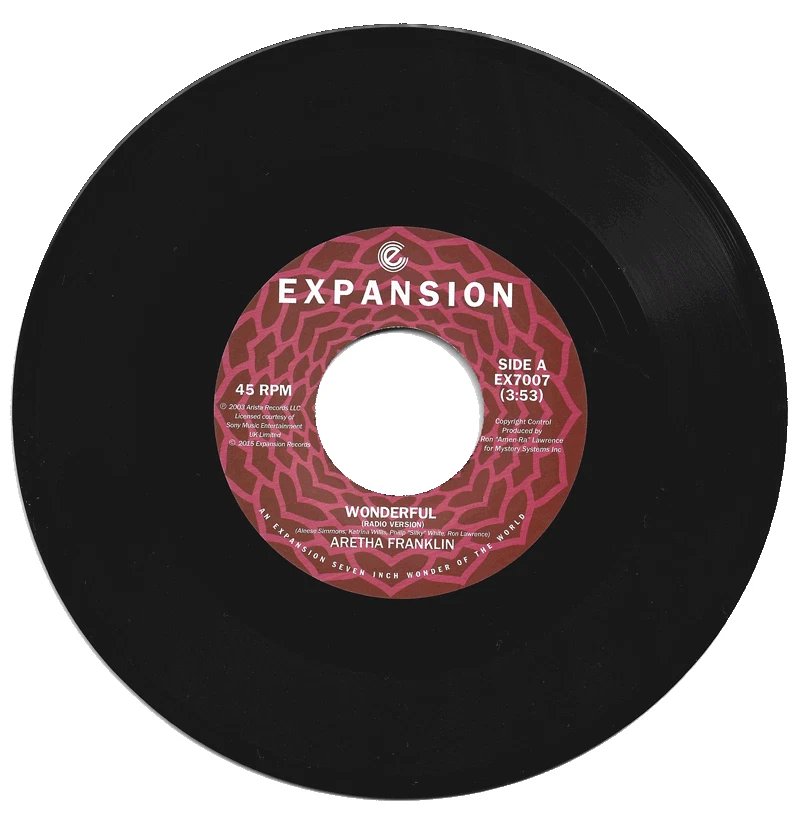 Aretha Franklyn Wonderful (Radio Edit)/Wonderful Northern/Modern Soul Listen - Image 1 of 2