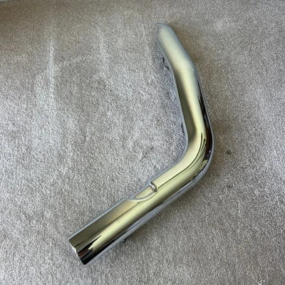 2016 HARLEY DYNA FXDB STREET BOB OEM ХРОМИРОВАННЫЙ ПЕРЕДНИЙ ВЫХЛОП ТЕПЛОЗАЩИТНЫЙ ЭКРАН 65746-06 - Изображение 1 из 4