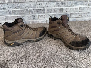 Merrell Mid Gore-Tex XCR Dark Earth Hiking Boots Shoes J87701 Men’s Size 11.5 - Picture 1 of 7