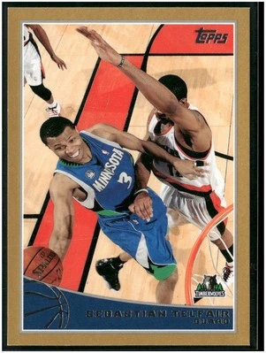 2009-10 Topps Sebastian Telfair #170 Gold /2009 Minnesota Timberwolves - Image 1 of 2
