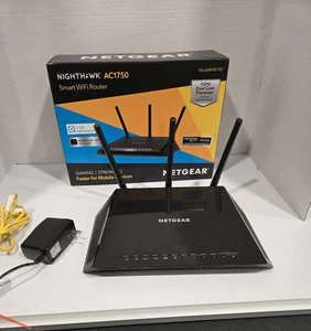 Netgear AC1750 Nighthawk R6700-100NAS Dual-Band Wi-Fi Router, 1.75Gbps - Picture 1 of 8