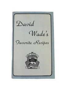 Vintage David Wades Favorite Recipes Signed By Author The Gourmet Cookbook - Picture 1 of 7