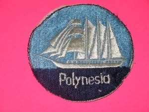 Vintage Polynesia Patch Circle Country 3 1/2 inches. - Picture 1 of 1