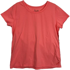 Exertek Womens Size XL Coral Short Sleeve Shirt Top Athletic Athleizure - Picture 1 of 4