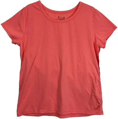 Exertek Womens Size XL Coral Short Sleeve Shirt Top Athletic Athleizure - Image 1 of 4