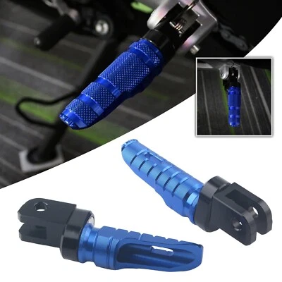 Juego de reposapiés delanteros azul apto para BMW G310R 2017-2024 G310RR 2023-2024 Foto 1 de 4