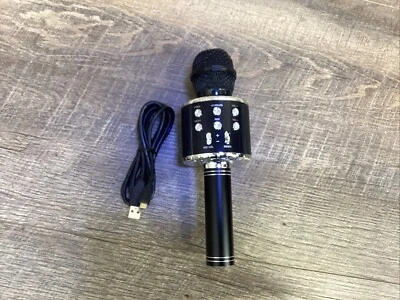 Wireless Bluetooth Karaoke Microphone w/Speaker All in One Unit - Image 1 of 4