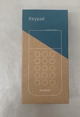 SimpliSafe SSKP3-W Keypad White Wireless Touch-to-Wake Smash Safe • 29.99$
