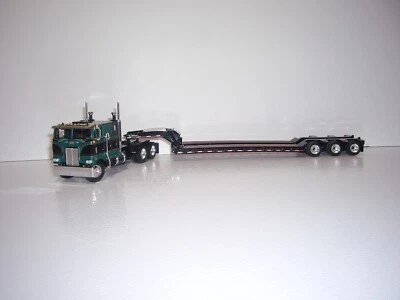 DCP FIRST GEAR 1/64 PETE 352 COE WITH 110" SLEEPER CAB AND BLACK TALBERT LOWBOY - Image 1 of 4