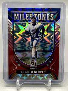 Ken Griffey Jr 2024 Donruss Milestones Red Explosion card #15, #d 29/99! - Picture 1 of 2