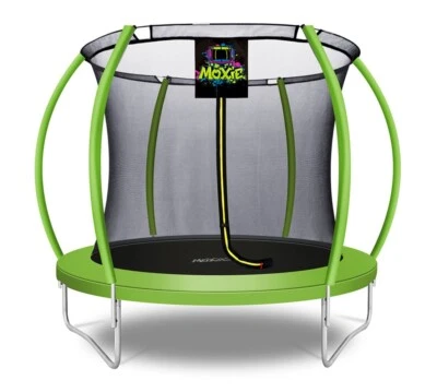 Juego de cama elástica grande y recinto de anillo red patio trasero exterior 6 8 10 12 14 15 16 pies Foto 1 de 4