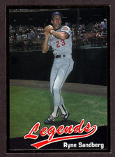 RYNE SANDBERG 1990 Legends Gold Foil Baseball #19 - NM-MT 8 - CUBS