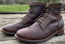 Oak Street Bootmakers Trench Boot Brown Horween Chromexcel size 9 D
