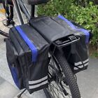 Bike Bicycle Rear Rack Pannier Bags Back Waterproof Seat Box Saddle Carry Bag