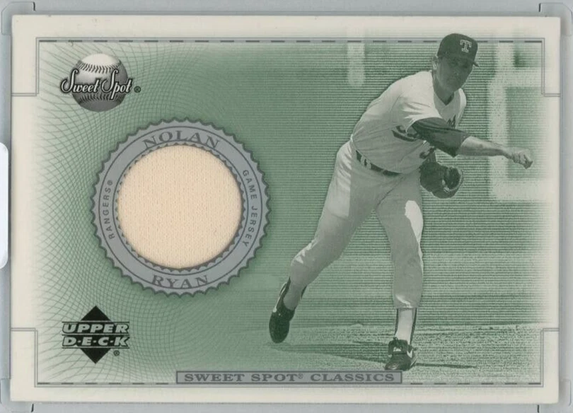 2002 UPPER DECK Sweet Spot Nolan Ryan Jersey - Image 1 of 2
