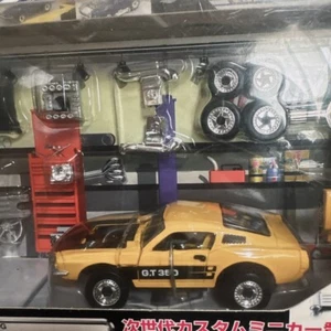 Custom minicar C-01 ’68 Ford Mustang (yellow) minicar TOMY transforming car - Picture 1 of 7