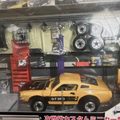 Custom minicar C-01 ’68 Ford Mustang (yellow) minicar TOMY transforming car - Image 1 of 4