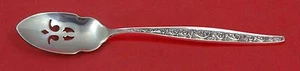 Renaissance Scroll by Reed and Barton Sterling Olive Spoon Pierced Custom Made - Picture 1 of 1