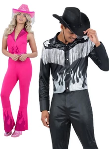 Glamorous Hombre Cowboy Disfraz Mujer Vaquera Disfraz Rodeo Occidental - Picture 1 of 10