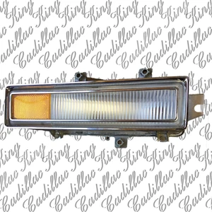 76 Cadillac Eldorado + BIARRITZ Cornering Light Housing Bezel & lens LEFT side - Picture 1 of 10