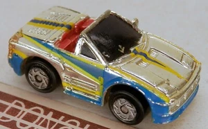 Micro Machines Ferrari Testarossa Chrome/Blue/Ylw Type F110 Spider Convertible - Picture 1 of 2