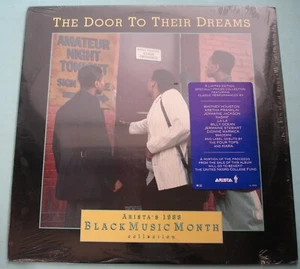 DOOR TO THEIR DREAMS ARISTA 1988 Sealed Lp BLACK MUSIC WHITNEY 4 TOPS DIONNE - Picture 1 of 2