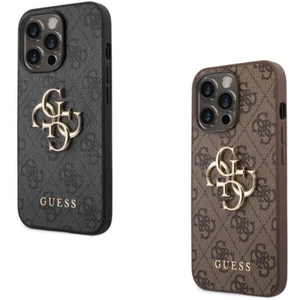 Custodia originale Guess per Apple iPhone 14 Pro 6.1" PU metal logo back cover - Picture 1 of 9