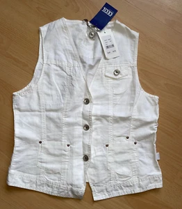 NEU CECIL leichte Weste Damen ärmellose Jacke Gr. L weiß - Bild 1 von 3