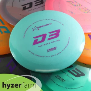 Prodigy D3 400 *elige tu peso y color* Disco Hyzer Farm controlador de distancia de golf - Imagen 1 de 6