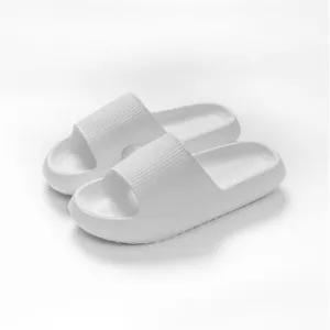 Women Thick Platform Cloud Slippers Summer Beach Eva Soft Sole Slide Sandals Lei - Picture 1 of 8