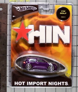 Hot Wheels 2004 1/43 Hot Import Nights HIN, VW Golf, metalflake deep purple - Picture 1 of 1