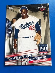 Jackie Robinson 150 Years Of Fun 2019 Topps Opening Day