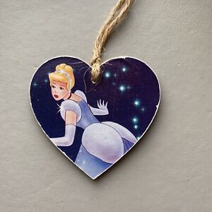 Disney Cinderella Hanging Wall Door Hanger Sign Handmade Plaque Gift Tag