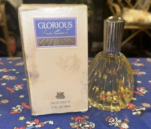 Glorious Gloria Vanderbilt Eau De Toilette Splash 1.7 oz Worn Box Full Bottle - Picture 1 of 4
