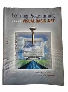 Learning Programming Using Visual Basic.Net William E Burrows Lanford MISSING CD - Picture 1 of 2