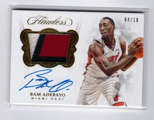 Bam Adebayo 17/18 Flawless auto patch RC #SM-BA SN #04/10 - Picture 1 of 2