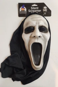 Fun World Silent Screamer Ghost Face PVC Character Costume Mask Scream Ghostface - Picture 1 of 7
