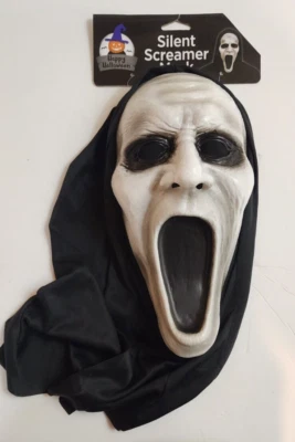 Fun World Silent Screamer Ghost Face PVC Character Costume Mask Scream Ghostface - Image 1 of 4