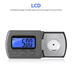 LCD Backlight Turntable Stylus Force Scale Gauge for Tonearm Phono Cartridge - Picture 1 of 6