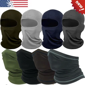 Balaclava Face Mask UV Protection Ski Sun Hood Tactical Mask/Cooling Neck Gaiter - Picture 1 of 47