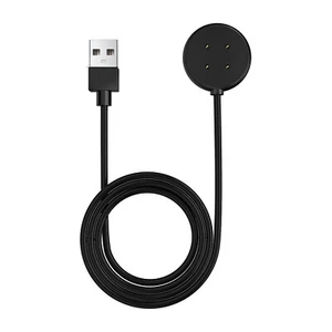 Black Magnetic Charger USB-A Charging Cable Dock Base For Google Pixel Watch 2/ - Picture 1 of 8