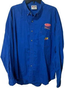 VINTAGE NASCAR Men's Shirt 2XL XXL Blue Jeff Gordon #24 Dupont Chase Authentics - Picture 1 of 8