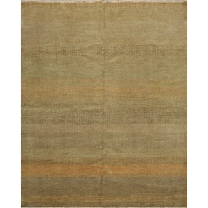 8' x 10' Michaelian & Kohlberg Hand Knotted Wool Tibetan Area Rug Moss Gold 8x10 - Picture 1 of 6