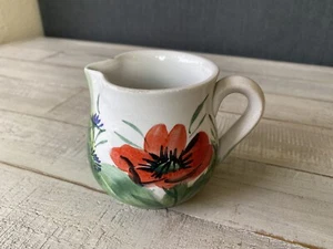 Hand Decorated Cream Creamer Cup from Italy - Picture 1 of 3