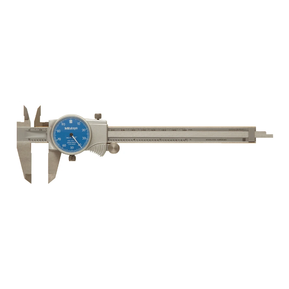 MITUTOYO 505-742-51J 0 - 6" Range, Blue Face Dial Caliper - Image 1 of 1